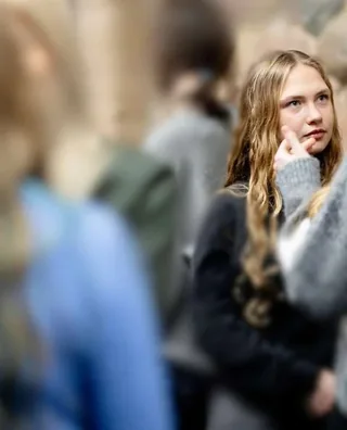 Rocket Generation programos dalyvė praktinės veiklos metu